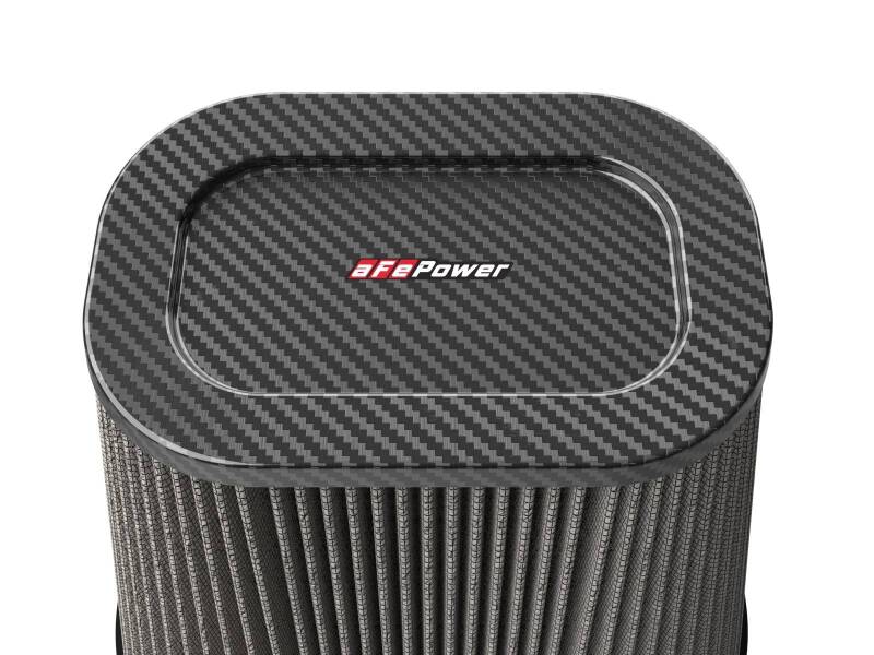 AFE Universal Pro Dry S Filter - aFe Track Series Intake Pro DRY S Air Filter (7-1/2 x5-1/2)IN F x(9-1/4 x7-1/4)IN B x(6 x4)IN T x9IN