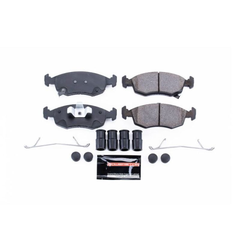 PSB Z23 Evolution Brake Pads - Power Stop 12-18 Fiat 500 Front Z23 Evolution Sport Brake Pads w/Hardware