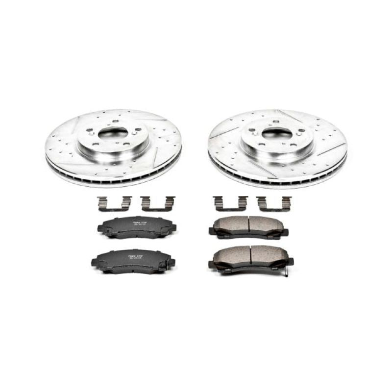 PSB Z23 Evolution Kit - Power Stop 06-11 Honda Ridgeline Front Z23 Evolution Sport Brake Kit