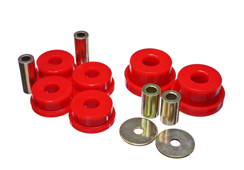 ES Diff Bushings - Red - Energy Suspension 00-09 Subaru Legacy Red Rear Differential Mount Bushing Set