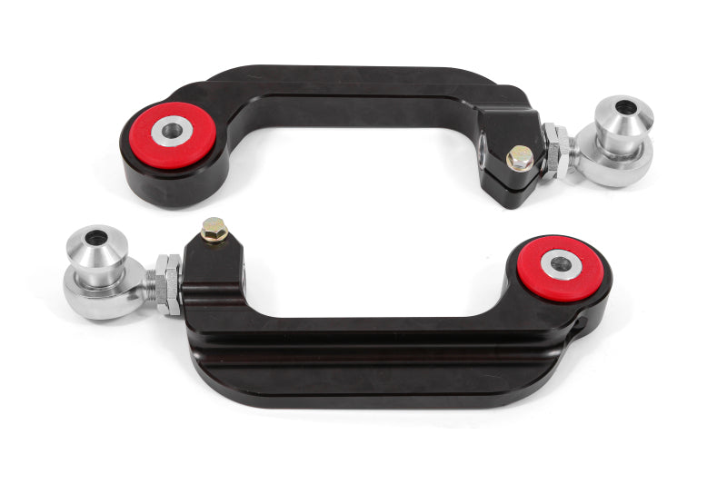 BMR Camber Links - BMR 15-18 S550 Mustang Billet Aluminum Camber Links Adjustable (Poly/Rod ends) - Black Anodized