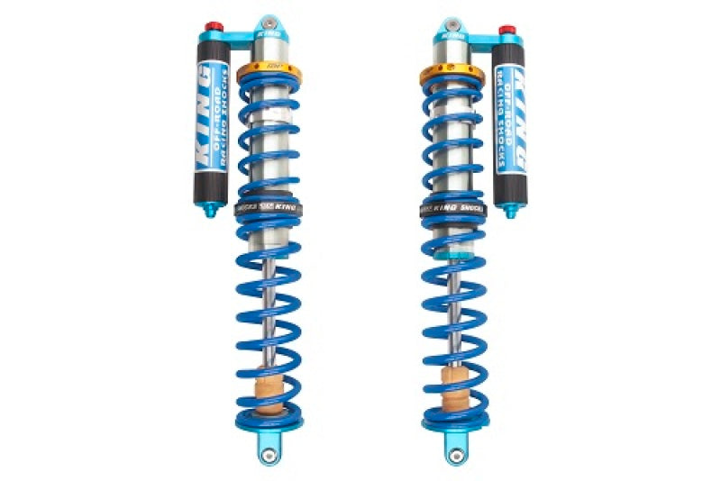 KIN 3.0 PR Coilover Shocks - King Shocks 18+ RZR-XP Turbo S 3.0 Rear Internal Bypass Piggyback Coilover w/ Finned Res & Adjuster