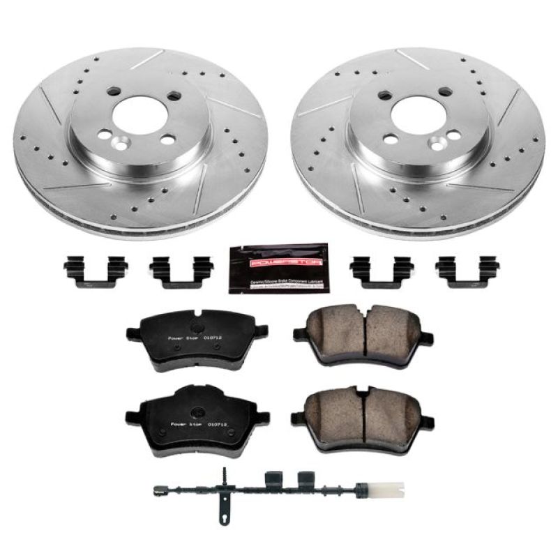 PSB Z23 Evolution Kit - Power Stop 11-16 Mini Cooper Front Z23 Evolution Sport Brake Kit