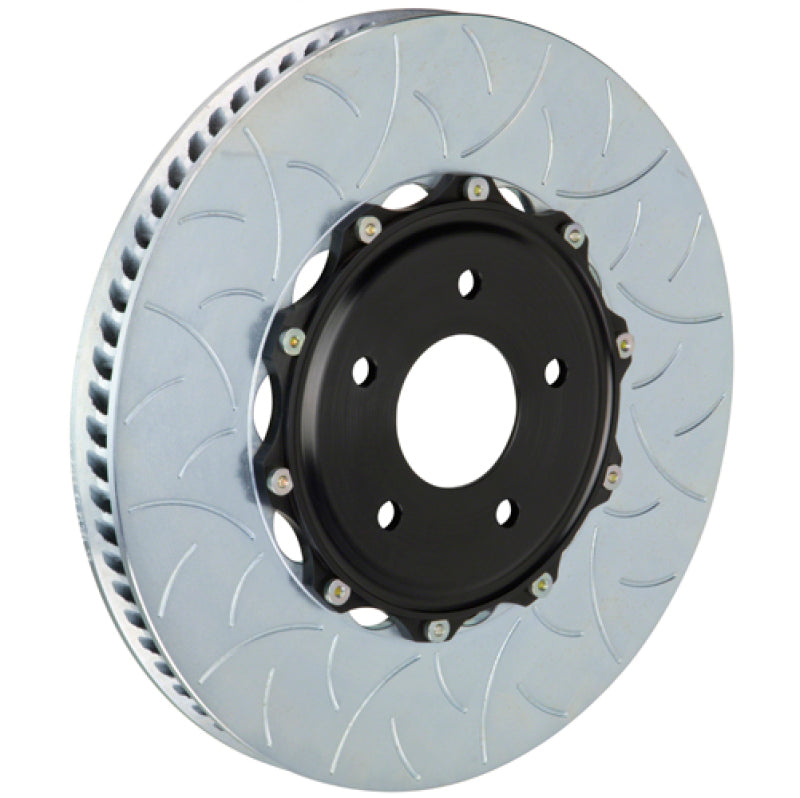 BRB 2 Piece Rotors - Brembo 02-05 996 Turbo (PCCB Eqpt) Fr 2-Piece Discs 350x34 2pc Rotor Slotted Type3