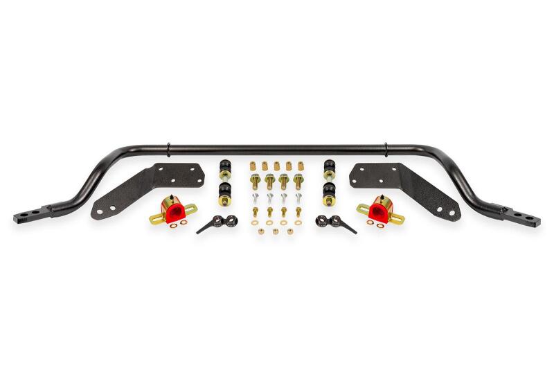 BMR Sway Bar Kits - BMR 78-87 G-Body Front Sway Bar Kit - 1.25in Hollow - 2-Hole Adjustable - Black Hammertone