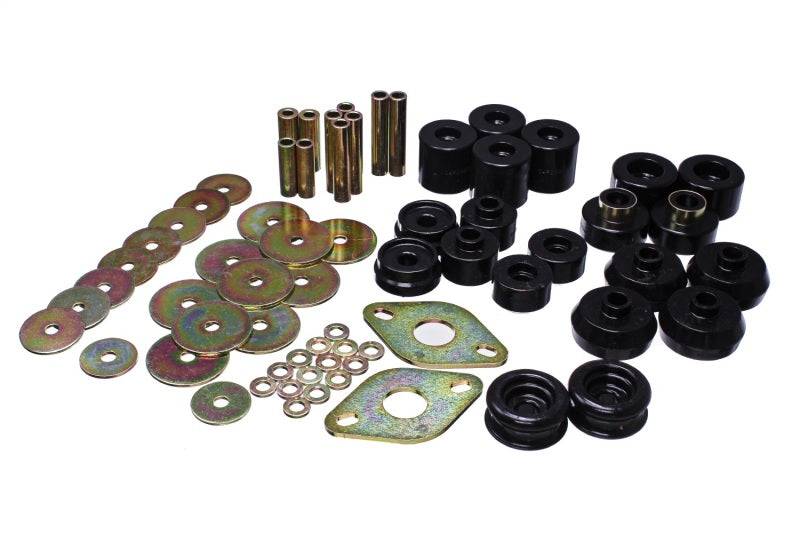 ES Body Mounts - Black - Energy Suspension 96-99 Toyota 4Runner 2WD/4WD Black Body Mount Bushing Set