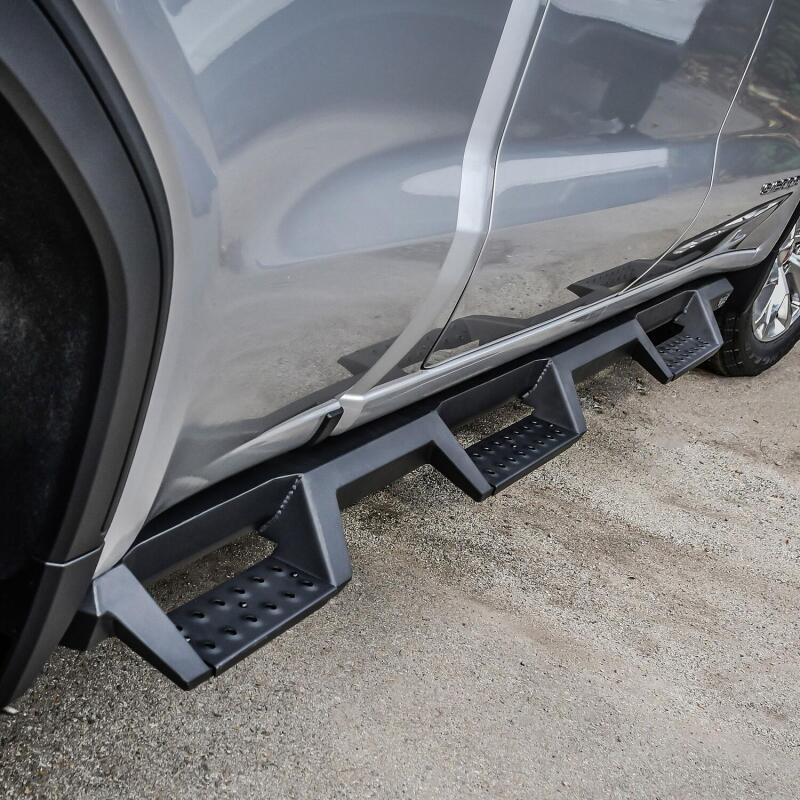 WES Nerf Bars - HDX Drop - Westin 19-22 GMC Sierra 1500 CC 6.5ft Bed (Excl. 2019 Ltd/LD) HDX Drop W2W Nerf Step Bars - Tex. Blk