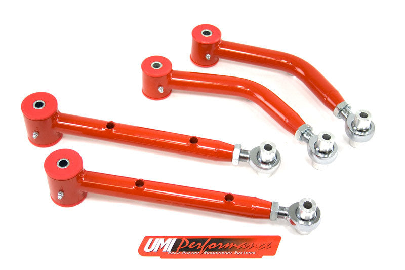 UMI Control Arm Kits - UMI Performance 71-75 GM H-Body Adjustable Upper & Lower Control Arm Kit