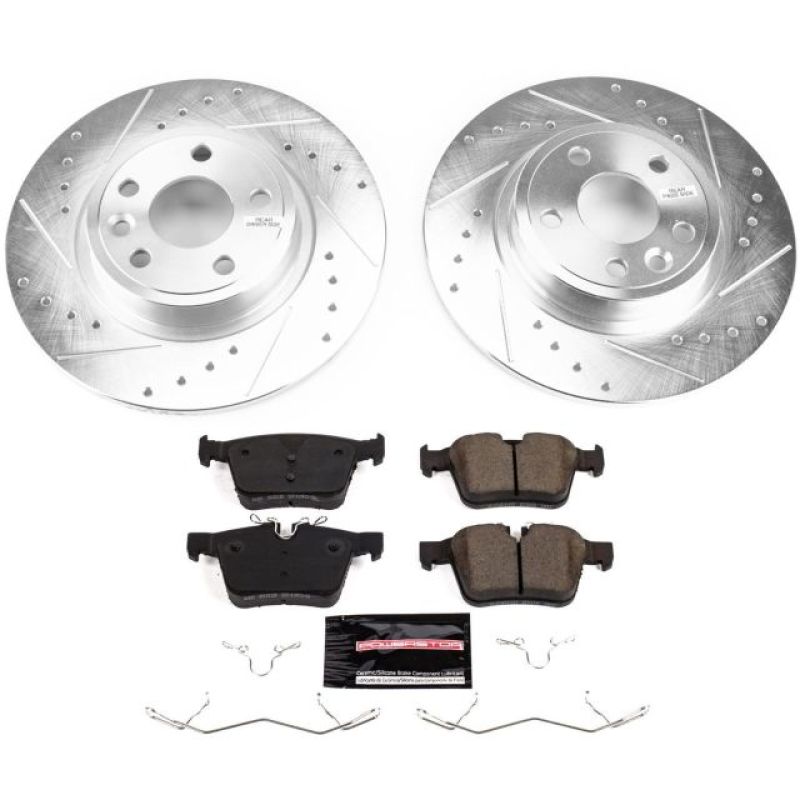 PSB Z23 Evolution Kit - Power Stop 15-17 Land Rover Discovery Sport Rear Z23 Evolution Sport Brake Kit