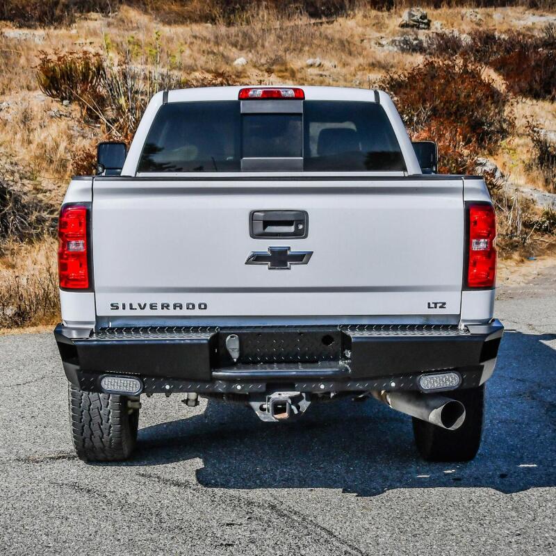 WES HDX Rear Bumpers - Westin 14-18 Chevrolet Silverado HDX Bandit Rear Bumper - Black