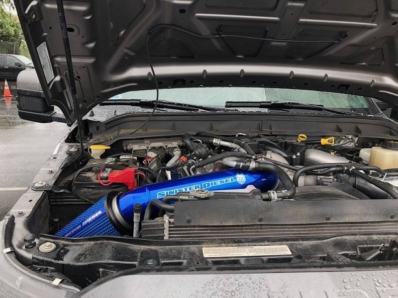 SIN Cold Air Intakes - Sinister Diesel 2017+ Ford Powerstroke 6.7L Cold Air Intake