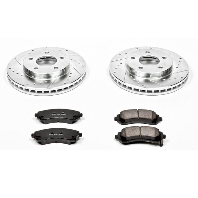 PSB Z23 Evolution Kit - Power Stop 02-07 Buick Rendezvous Front Z23 Evolution Sport Brake Kit