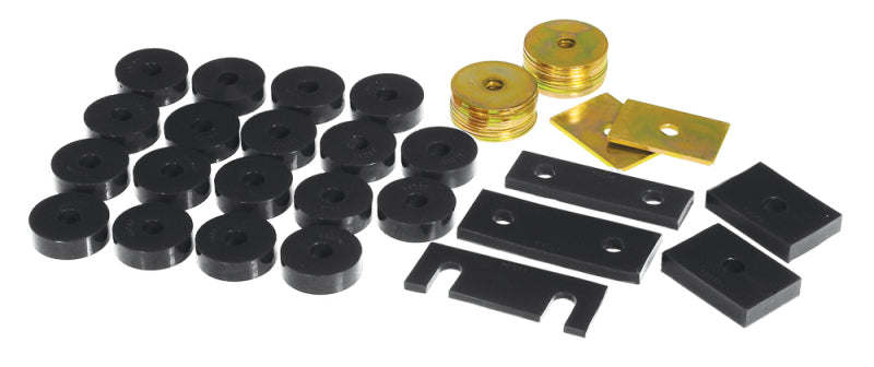 PRO Body/Subframe Bush - Blk - Prothane 55-57 Chevy Full Conv Only Body Mount - Black