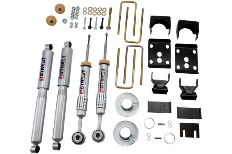 BT Lower Kit w SP Shocks - Belltech 09-13 Ford F150 Reg Cab 2WD Short Bed Lowering Kit w/SP Shocks 1 or 3in F/5.5in R Drop