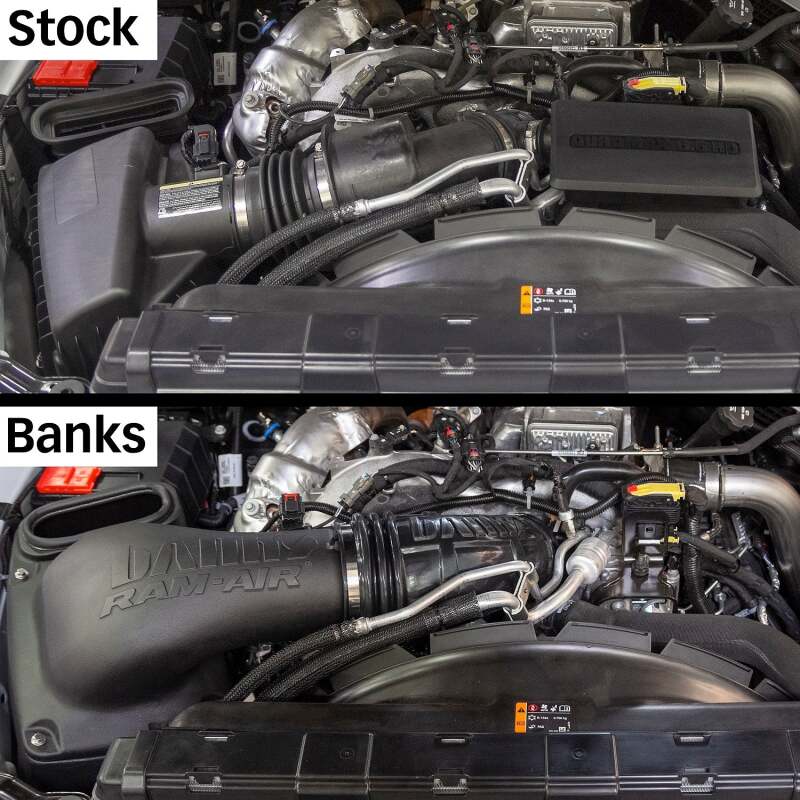 GBE Ram-Air Intake Systems - Banks Power 20-22 Chevy/GMC 2500/3500 L5P 6.6L Ram-Air Intake System - Oiled