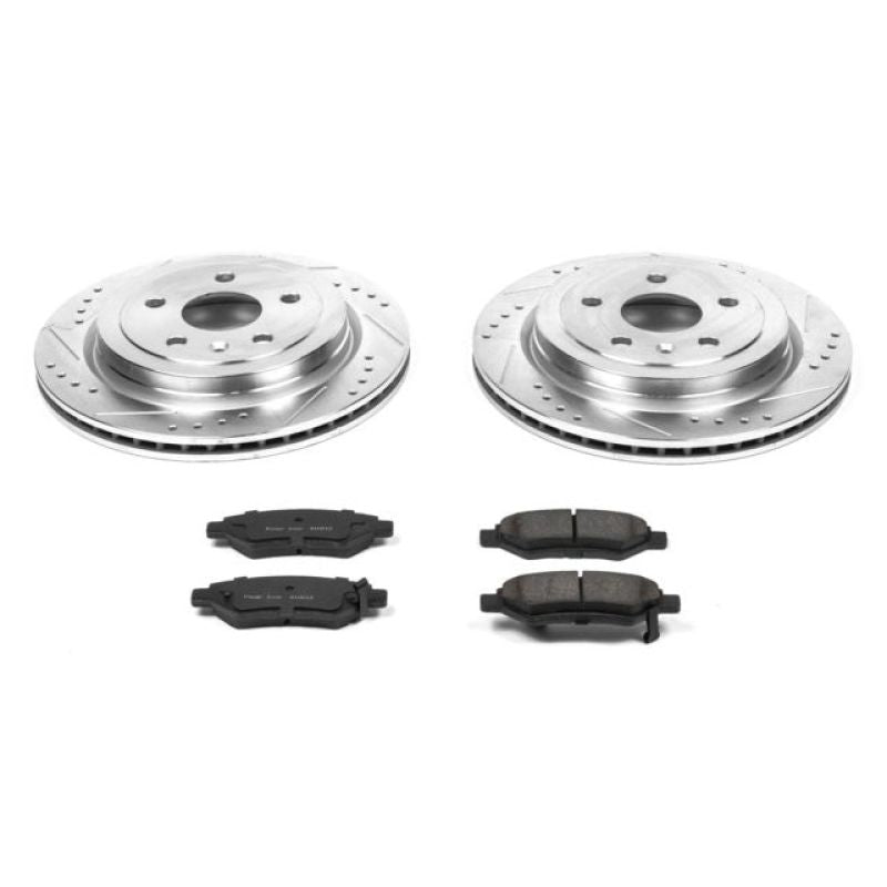 PSB Z23 Evolution Kit - Power Stop 08-14 Cadillac CTS Rear Z23 Evolution Sport Brake Kit