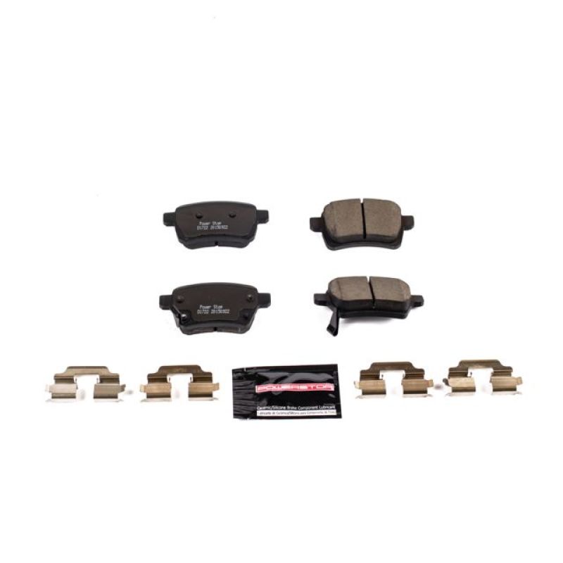 PSB Z23 Evolution Brake Pads - Power Stop 14-19 Fiat 500L Rear Z23 Evolution Sport Brake Pads w/Hardware