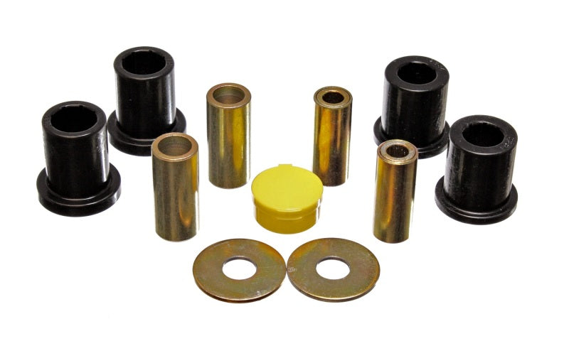 ES Cntrl Arm Bushings - Black - Energy Suspension 97-01 Ford Escort ZX2 Black Front End Control Arm Bushing Set