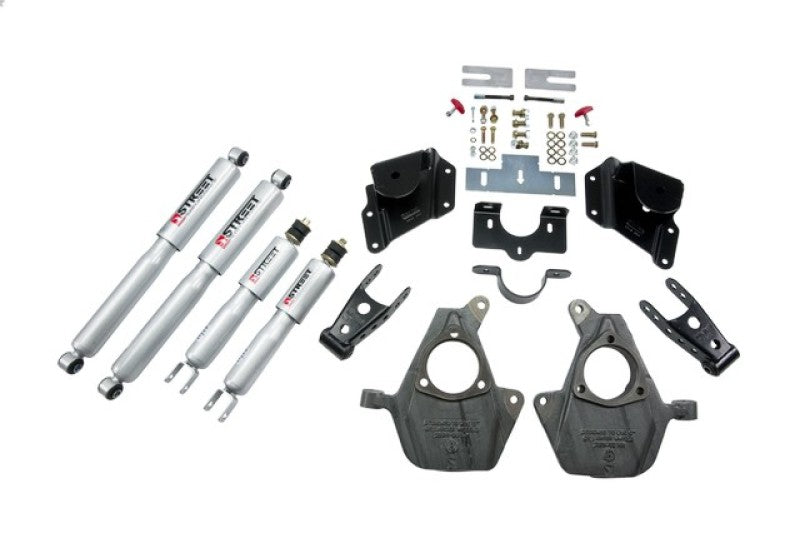 BT Lower Kit w SP Shocks - Belltech LOWERING KIT WITH SP SHOCKS