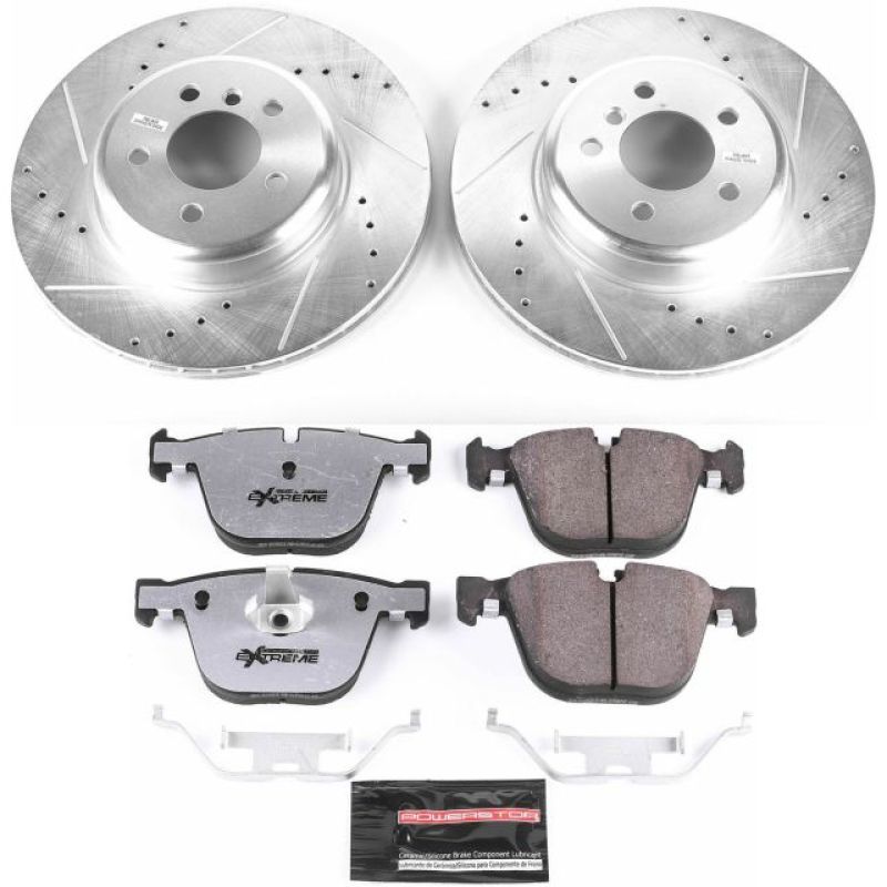 PSB Z26 Street Warrior Kit - Power Stop 11-15 BMW 740i Rear Z26 Street Warrior Brake Kit