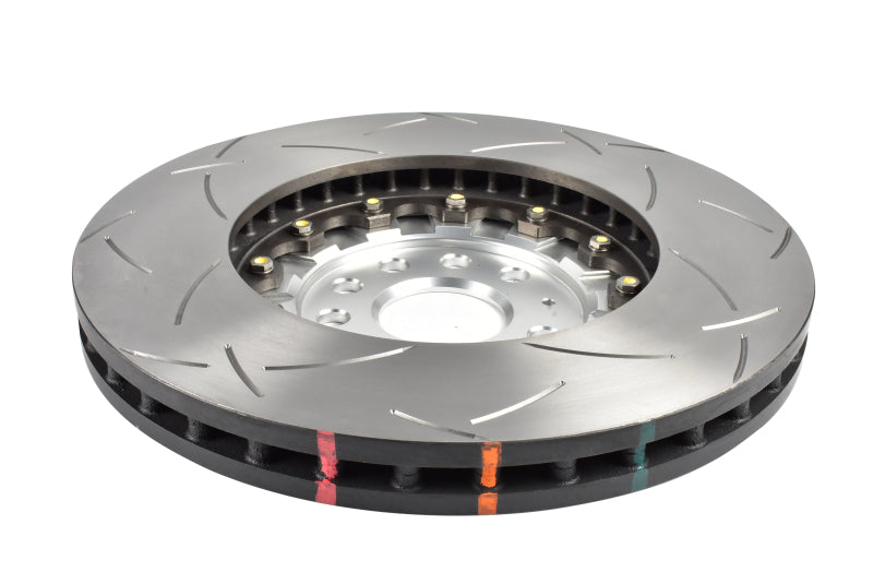 DBA 5000 Series Slotted Rotors - DBA 2022+ Volkswagen Golf R Mk8 5000 Series T3 Slotted 2 Piece Front Rotor