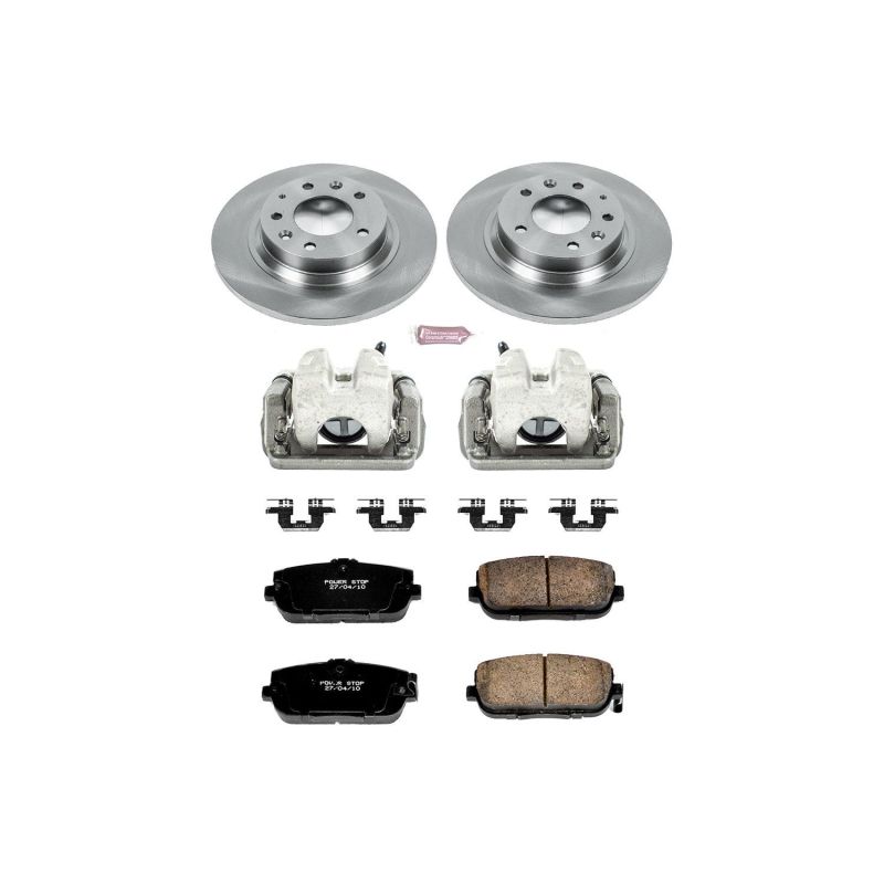 PSB Autospecialty Kit w/Cals - Power Stop 06-15 Mazda MX-5 Miata Rear Autospecialty Brake Kit w/Calipers