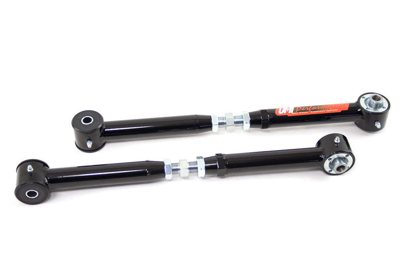 UMI Lower Control Arms - UMI Performance 05-14 Ford Mustang On Car Adjustable Control Arms- Poly/Roto-Joint