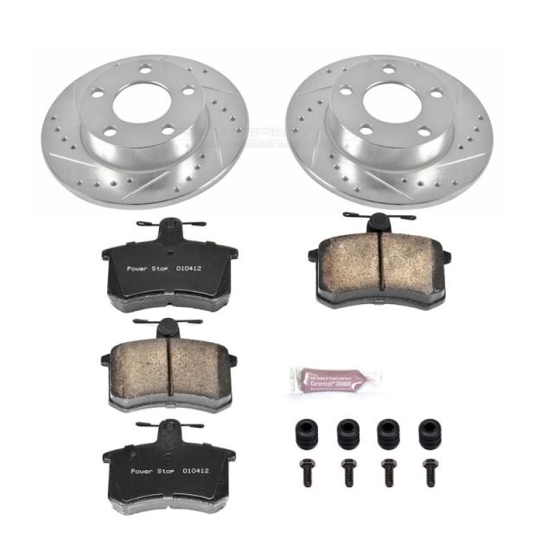 PSB Z23 Evolution Kit - Power Stop 96-01 Audi A4 Quattro Rear Z23 Evolution Sport Brake Kit