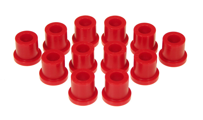 PRO Spring/Shackle Bush- Red - Prothane 79-83 Toyota Truck 2/4wd Rear Spring & Shackle Bushings - Red