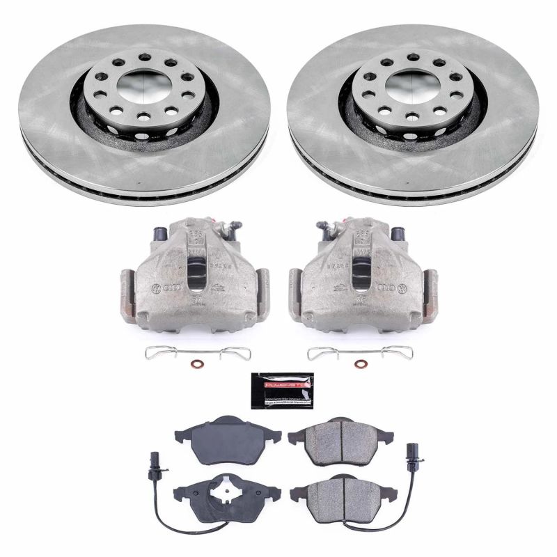 PSB Autospecialty Kit w/Cals - Power Stop 02-05 Audi A4 Front Autospecialty Brake Kit w/Calipers