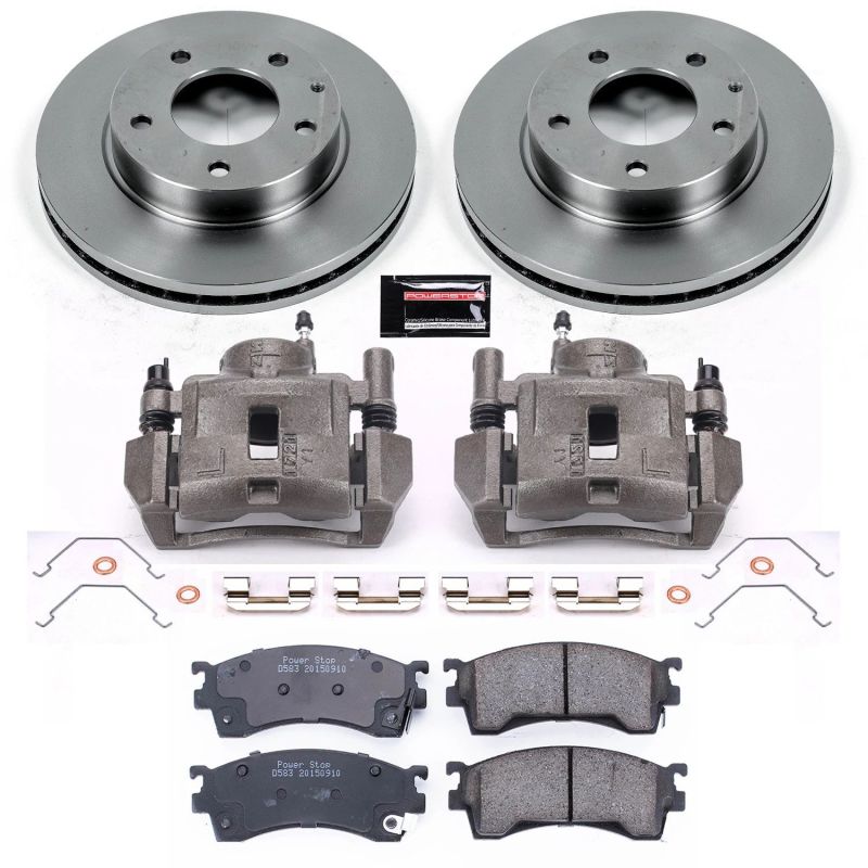 PSB Autospecialty Kit w/Cals - Power Stop 93-97 Ford Probe Front Autospecialty Brake Kit w/Calipers