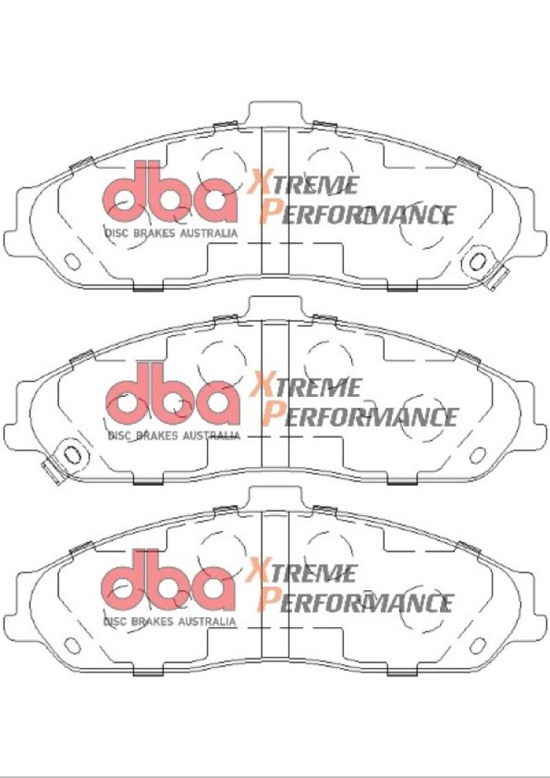 DBA XP650 Brake Pads - DBA 97-06 Corvette (Incl C5 Z06) XP650 Front Brake Pads