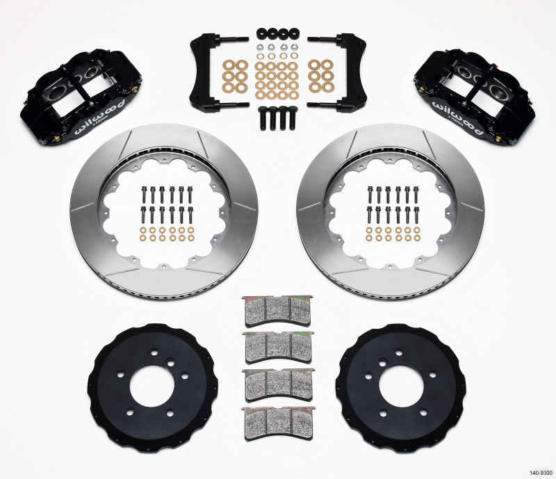 WIL Superlite Brake Kit - Wilwood Narrow Superlite 6R Front Hat Kit 14.00in E36 BMW M3