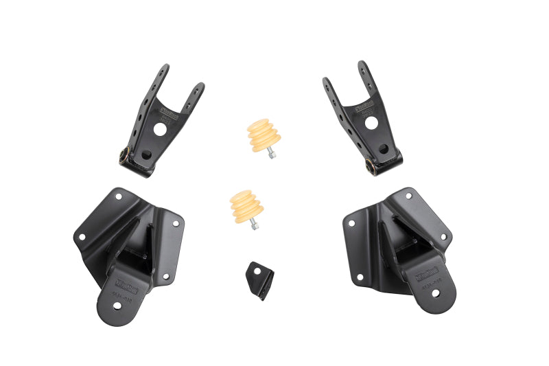 BT Shackle Kit - Belltech SHACKLE AND HANGER KIT 95-99 Tahoe/Yukon 4 door 4inch