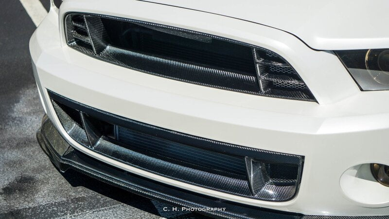 AND Front Grilles - Anderson Composites 10-14 Ford Mustang/Shelby GT500 Front Lower Grille