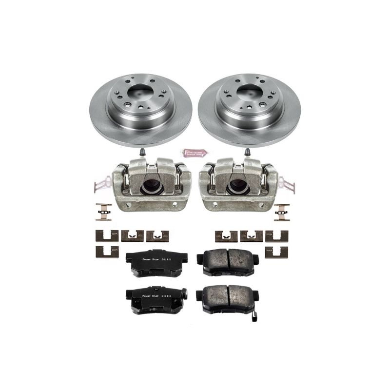 PSB Autospecialty Kit w/Cals - Power Stop 99-01 Acura RL Rear Autospecialty Brake Kit w/Calipers