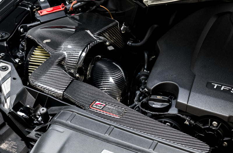 AWE AirGate Intake - AWE Tuning Audi B9 A4/A5 2.0T Quattro Carbon Fiber AirGate Intake w/ Lid