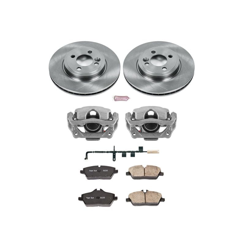 PSB Autospecialty Kit w/Cals - Power Stop 07-10 Mini Cooper Front Autospecialty Brake Kit w/Calipers