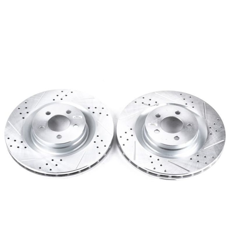 PSB Evolution Drill/Slot Rotor - Power Stop 05-10 Chrysler 300 Front Evolution Drilled & Slotted Rotors - Pair