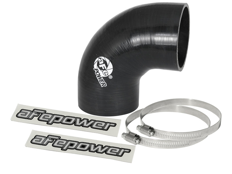 AFE Elbow Reducing Couplers - aFe Magnum FORCE Intake Coupling Kit (2-3/4 IN ID x 5 IN L x 90 Deg.) Elbow Coupler - Black