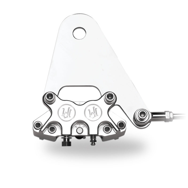 PFM Brake Kits - Performance Machine Rear Brake 125x4R x Stock Disc - Chrome