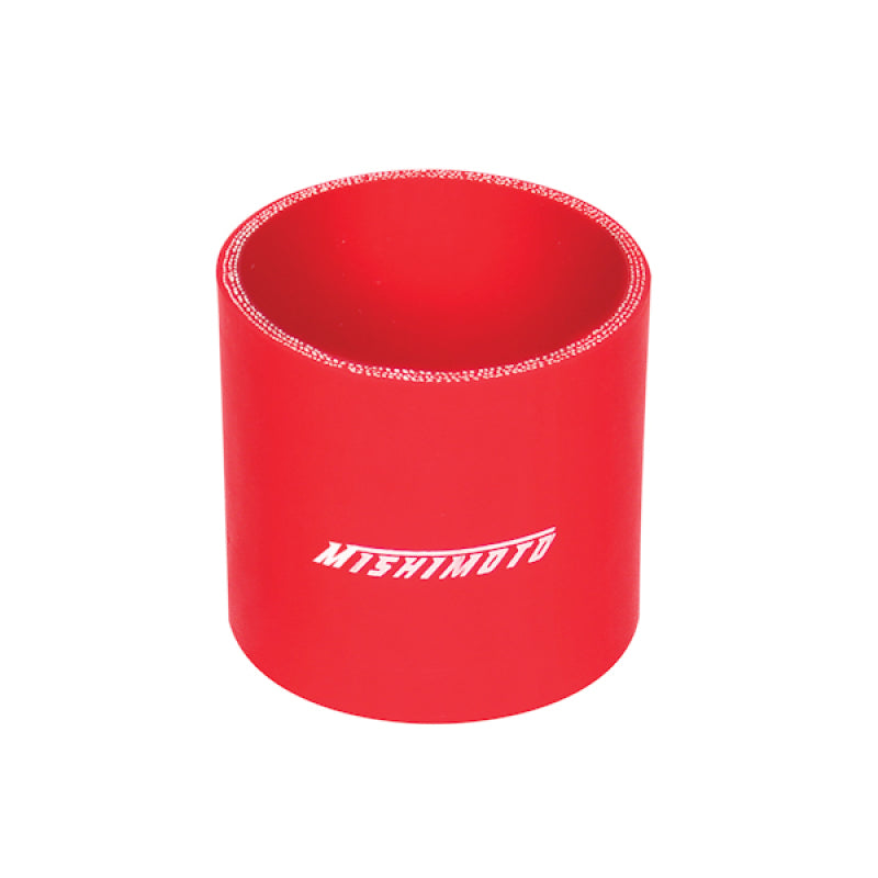MM Couplers - Straight - Mishimoto 2.5 Inch Red Straight Coupler