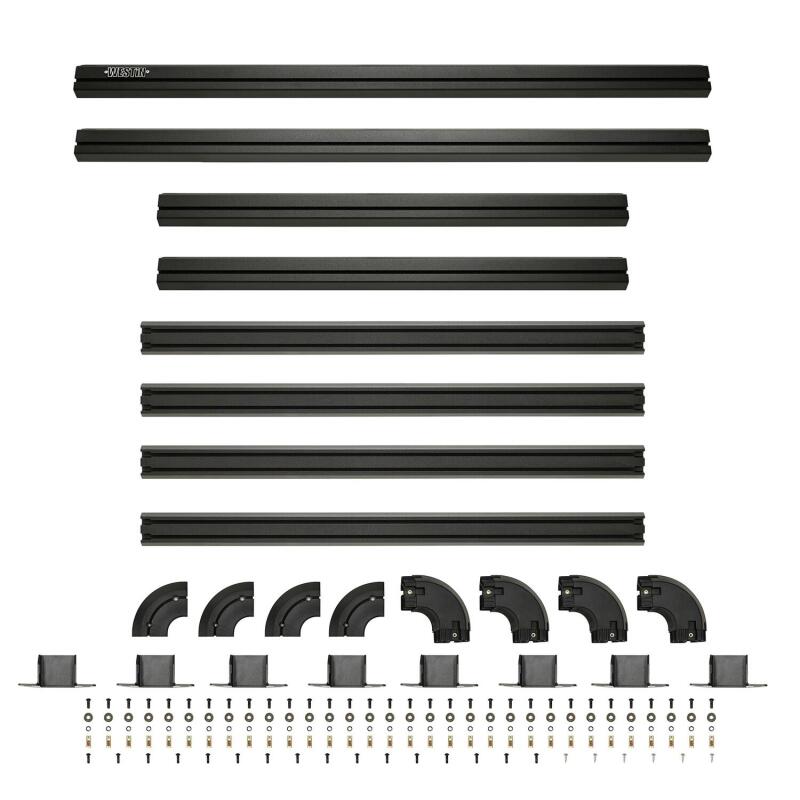 WES EXP Truck Caps - Westin EXP Roof Rack for Full Size EXP Truck Cap (RACK ONLY - NO CAP) 50x58in. - Tex. Blk