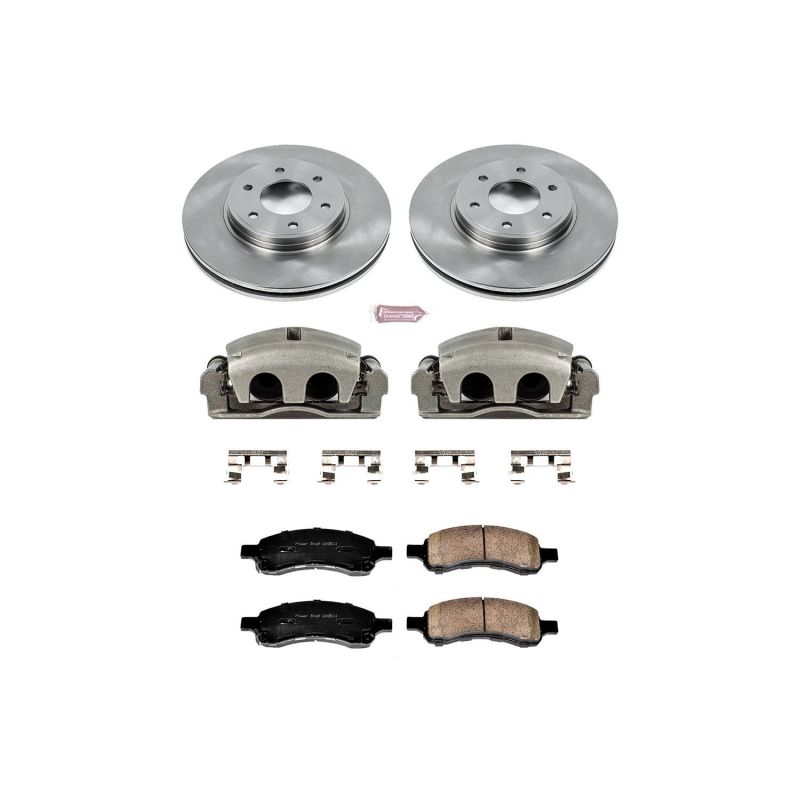 PSB Autospecialty Caliper - Power Stop 08-09 Saab 9-7x Front Autospecialty Kit w/Cals
