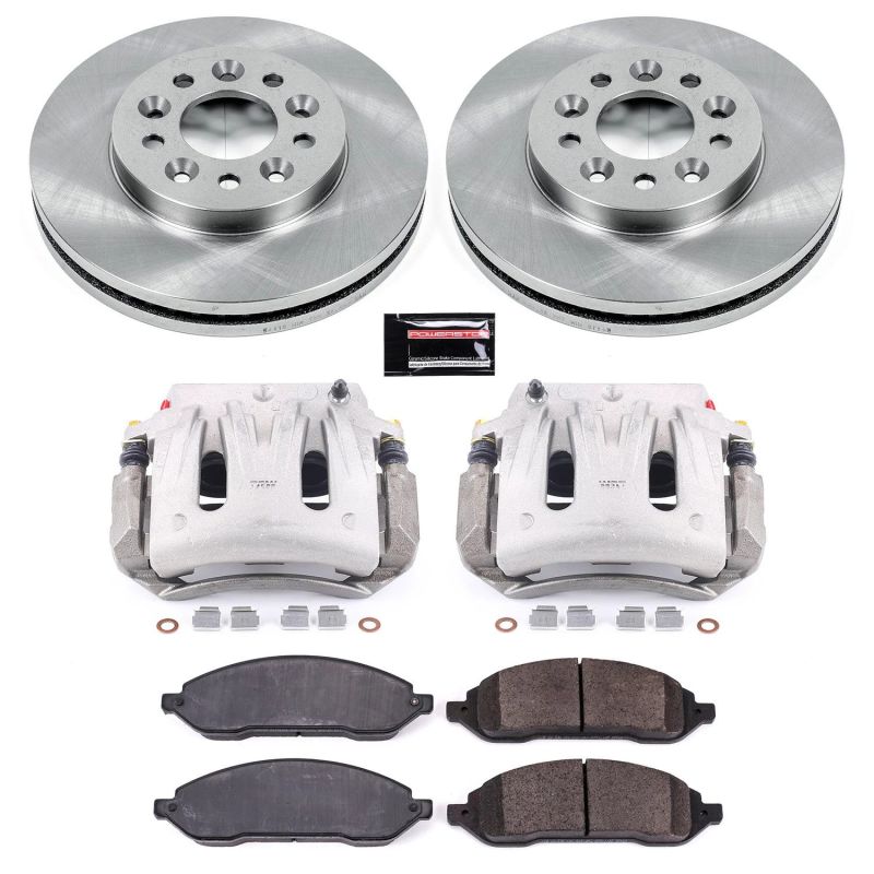 PSB Autospecialty Kit w/Cals - Power Stop 04-07 Ford Freestar Front Autospecialty Brake Kit w/Calipers