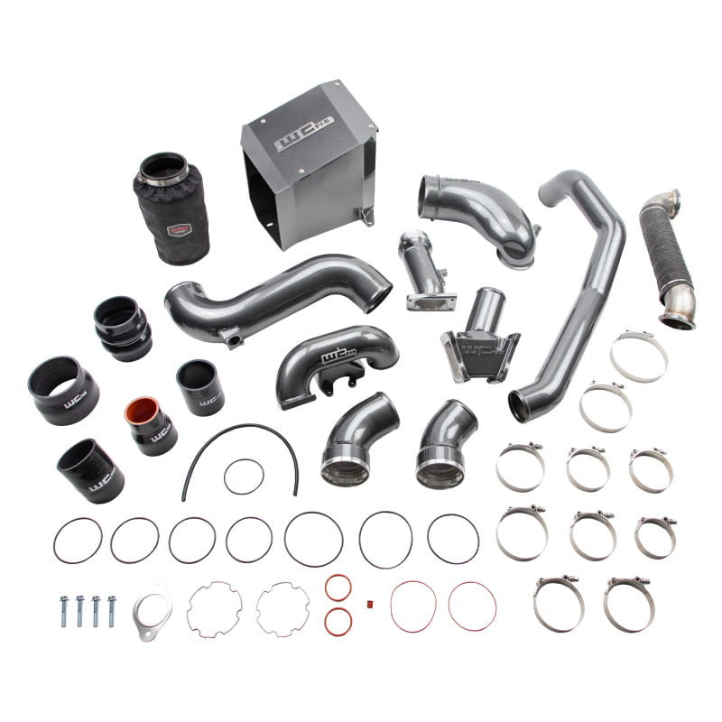 WCF Intake Bundle Kit - Wehrli 06-07 Duramax LBZ High Flow Bundle Kit Stage 3 - Gloss Black