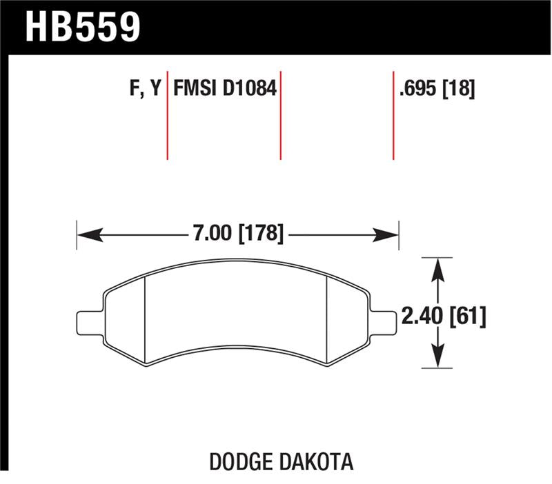 HAWK HPS Brake Pad Sets - Hawk HPS Street Brake Pads