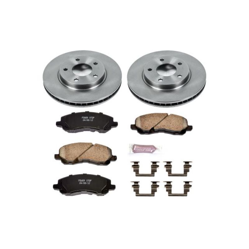 PSB Autospecialty Kit - Power Stop 07-12 Dodge Caliber Front Autospecialty Brake Kit