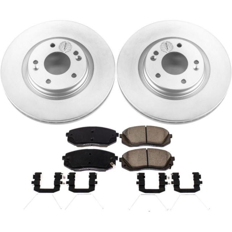 PSB Z17 Evolution Coated Kit - Power Stop 18-19 Hyundai Kona Front Z17 Evolution Geomet Coated Brake Kit