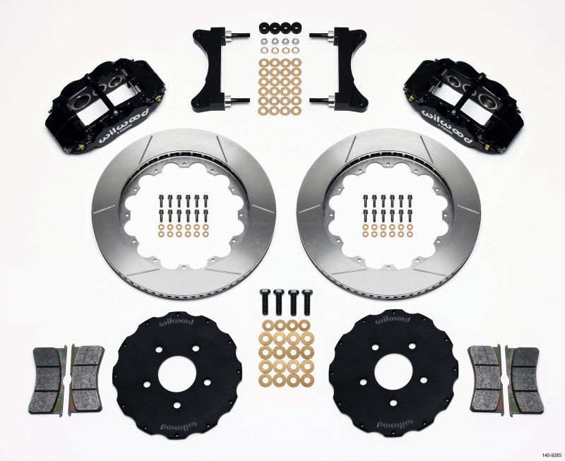 WIL Superlite Brake Kit - Wilwood Narrow Superlite 6R Front Hat Kit 14.00in Mitsubishi EVO VIII